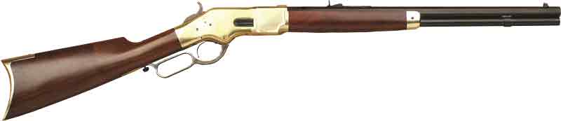 Cimarron 1866 Yellowboy .44-40 Rifle, 20" Octagon Barrel, Brass/Blued Finish