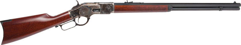Cimarron 1873 Sporting Rifle .44 S&W Special, 24" Octagon, Color Case/Blued Walnut