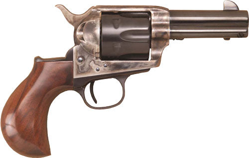 Cimarron Thunderer .44-40 Win Revolver, 3.5" Barrel, Case Hardened/Blued, Walnut Birdshead Grip