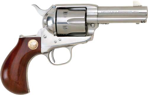 Cimarron Thunderer .38 Special/.357 PW 3.5" Stainless Walnut Birdshead Revolver