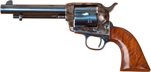 Cimarron USV Artillery Revolver .45 LC, 5.5" Fixed Sight, Color Case/Charcoal Blued Walnut