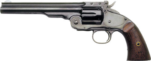 Cimarron No. 3 Schofield .44-40 7" Barrel - Blued Finish, Walnut Grips
