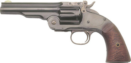 Cimarron No. 3 Schofield .38 Special 5" Barrel - Blued Finish, Walnut Grips