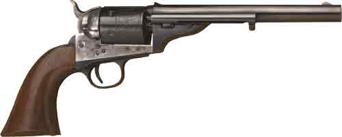 Cimarron 1872 Open Top Army .38 Special 7.5" Case Hardened Blued Walnut Revolver