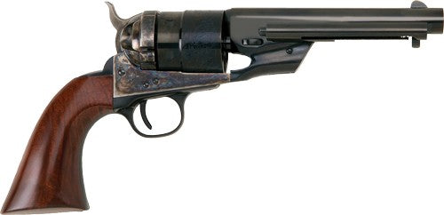 Cimarron 1860 Richards-Mason Type 2 .38 Special 5.5" Revolver, Case Hardened/Blued Finish, Walnut Grip