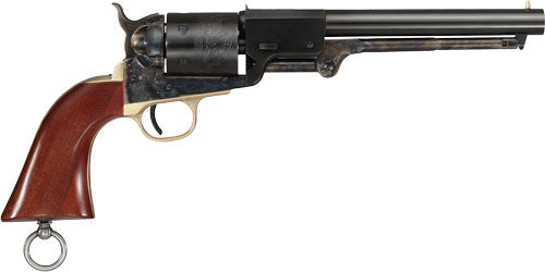 Cimarron Tuco .45 Colt 7.5" Case Colored/Blued Engraved Revolver with Walnut Grips