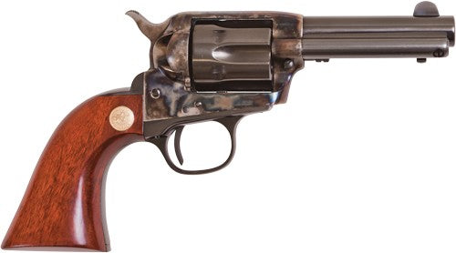 Cimarron Model P Jr. .38 Special 3.5" Case Hardened Blued Walnut Revolver