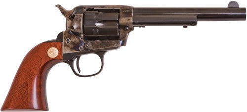 Cimarron Model P Jr. .38 Special 5.5" Case Hardened Blued Walnut Revolver