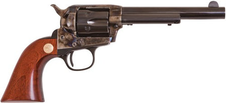 Cimarron Model P Jr. .38 Special 5.5" Case Hardened Blued Walnut Revolver