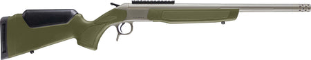 CVA Scout TD V3 .450 Bushmaster Rifle, 22" Stainless Barrel, OD Green Synthetic Stock