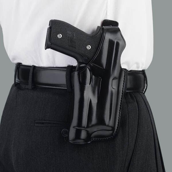 Galco Halo Right Hand Black Belt Holster for Sig Sauer P229 with Rail
