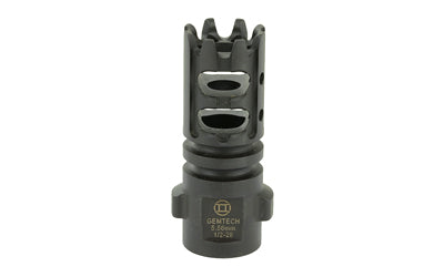 Gemtech 12152 QuickMount Muzzle Brake, 5.56mm, 1/2X28 Thread, Black Finish