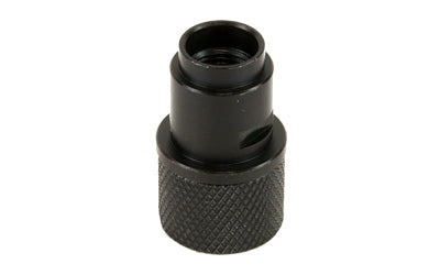 Gemtech 12206 P22 Thread Adapter 1/2-28 for Walther P22/Colt 1911-22/S&W M&P22, Includes Thread Protector, Black