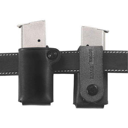 Galco Leather Single Magazine Pouch 10mm 45 ACP Black Belt Carry