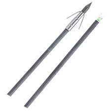 Muzzy Bowfishing Lighted Carbon Fish Arrow with Carp Tip