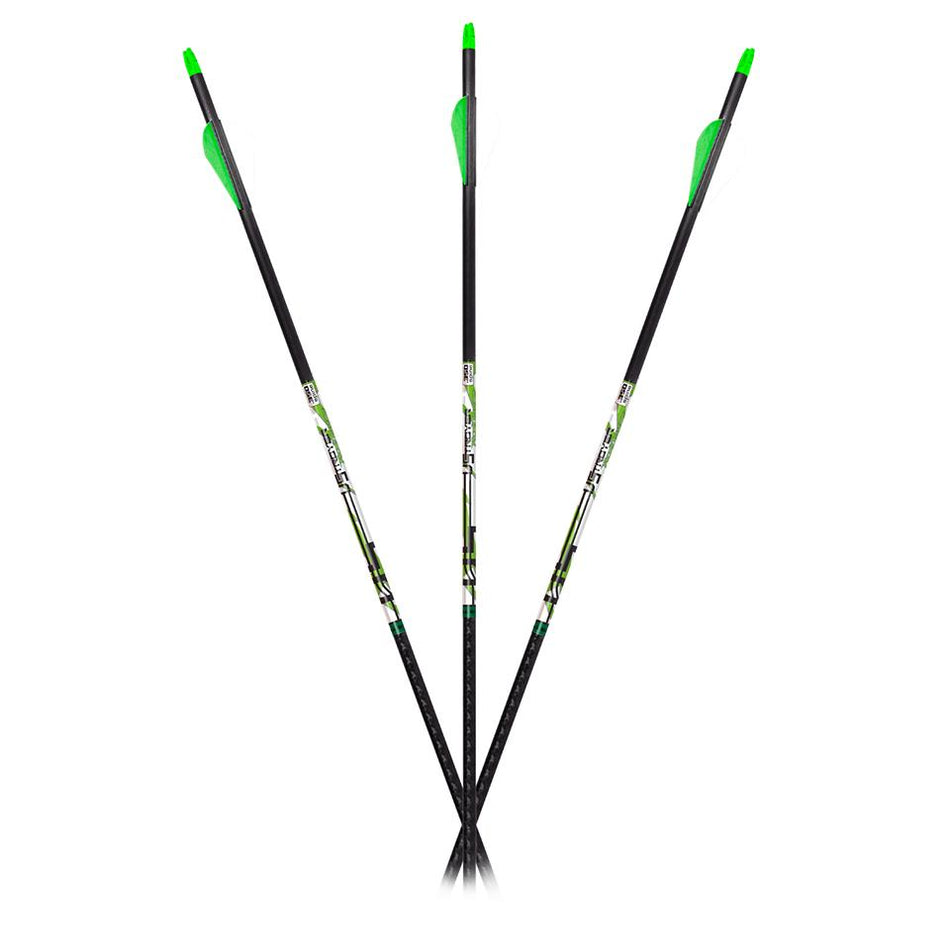 Carbon Express D-Stroyer PileDriver Fletched Arrows 400 Spines 6pk