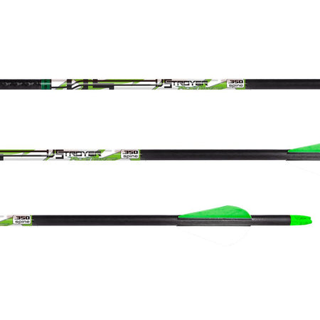 Carbon Express D-Stroyer PileDriver Fletched Arrows 350 Spine - 6 Pack