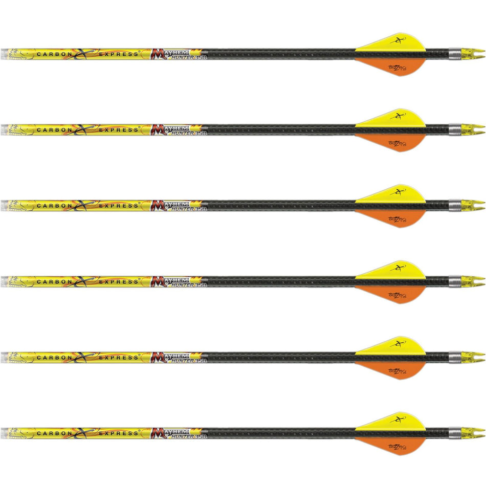 Carbon Express Mayhem 6-Pack Carbon Crossbow Bolts