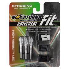Nockturnal Universal Lighted Arrow Nocks Dual Color Strobing Red & Green