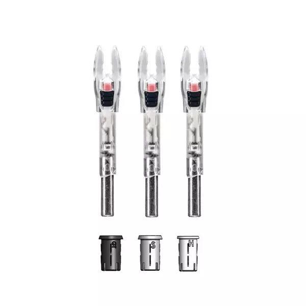 Nockturnal Shift Red Lighted Nocks for X H S GT Arrows - 3/pk