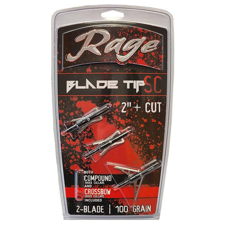 Rage Black Series 100gr 2" Cut Broadheads 3/ct