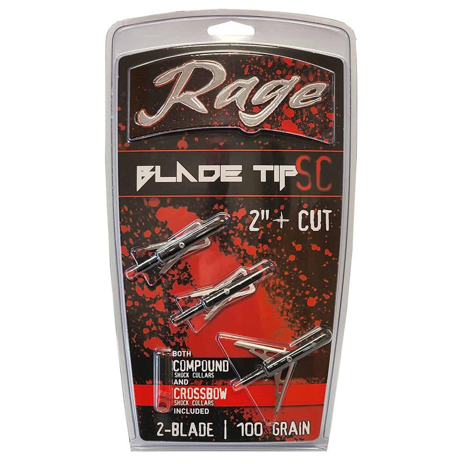 Rage Black Series 100gr 2" Cut Broadheads 3/ct