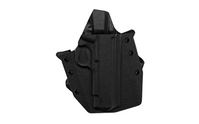 GunfightersINC Ronin Outside Waistband Kydex Holster for 1911 Commander 4.25" No Rail, Black, RH RO-1911CNR-0101121