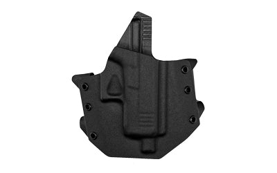 GunfightersINC Ronin Outside Waistband Kydex Holster, Glock 43X MOS, Black, Right Hand RO-G43XMOS-0101111