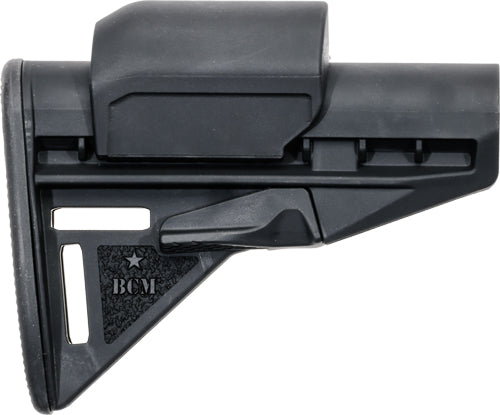 BCM AR-15 MOD 3 Mil-Spec Stock with Cheek Risers Black