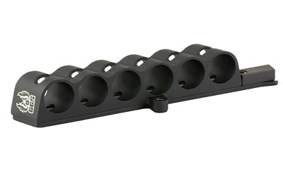 GG&G Benelli M4 6-Round Side Saddle Ammunition Holder, Black Anodized GGG-2697