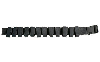 Grey Ghost Gear 40MM Ammo Belt Pouch, 12-Round Capacity, 500D Laminate, Black 1087-2