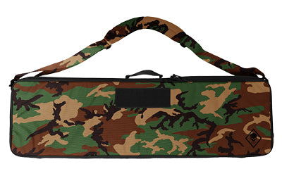 Grey Ghost Gear M81 Woodland Rifle Case Bag, 38 In, Nylon Matte Finish, Two Mesh Pockets, Loop-Covered Interior, Carry Strap 6021-3