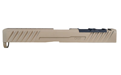 Grey Ghost Precision Glock 17 Gen 5 Stripped Slide, Version 3, Trijicon RMR/Leupold DPP Cut, FDE Cerakote GGP-17-5-OC-FDE-V3