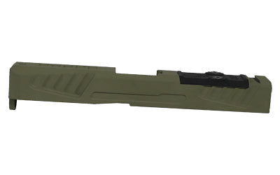 GGP GGP-19-3-OC-ODG-V5 Stripped Slide V5 with Dual Optic Cut, Olive Drab Green, Glock 19 Gen 3