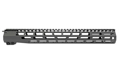 Grey Ghost Precision 15" M-LOK AR-15 Handguard, Sniper Gray Anodized Finish GGP55615HGSG