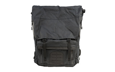 Grey Ghost Gear Gypsy Commuter Backpack, Waxed Canvas, 17 Liters, Black GTG5907-BLK