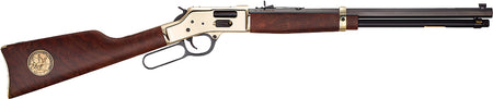 Henry Big Boy Brass .44 Mag/.44 Special Tribute Edition Lever-Action Rifle, 20" Octagon Barrel, Walnut Stock
