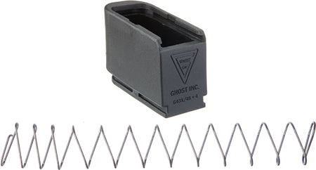 Ghost MOAB Mag Extension Glock 43X 48 +4 Rounds Black