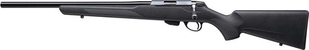 Tikka T1X Left Hand .17 HMR Bolt-Action Rifle - 16" Threaded Barrel, Blued/Black Synthetic Stock