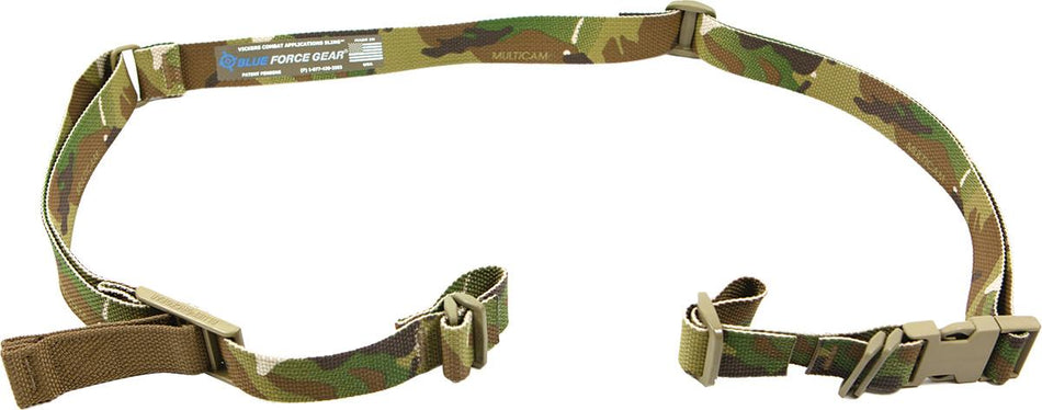 Vickers Combat Applications Multicam Sling with Nylon Adjuster and Hardware