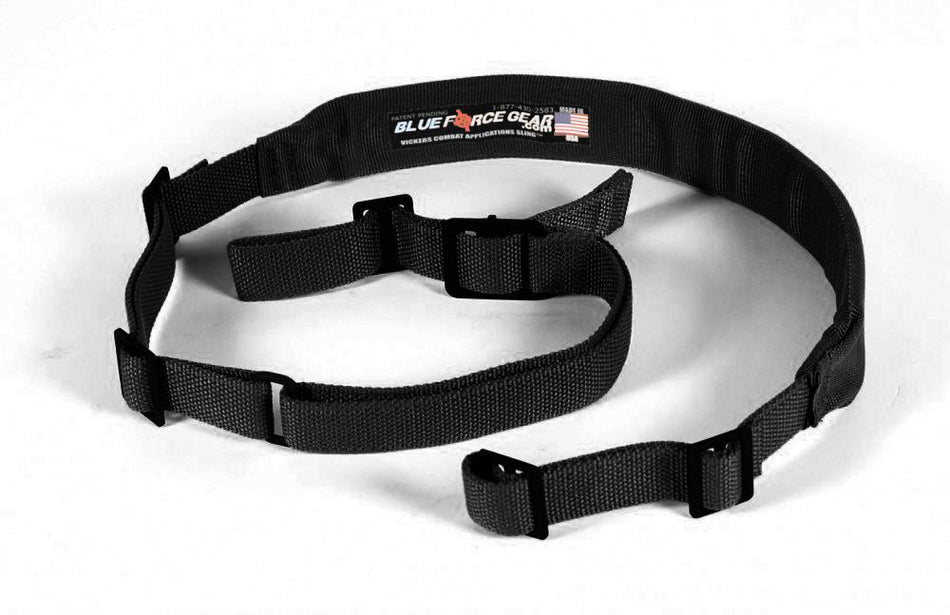 Blue Force Gear Vickers 2-Point Padded Rifle Sling Black Acetal Hardware