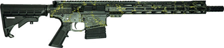 GLFA AR10 Rifle .308 Bundle 16in w/ 5 Knives - Lichen Black
