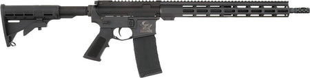 GLFA AR-15 Left-Hand Rifle .223 Wylde 16" Nitride Barrel Black