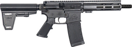 GLFA AR-15 Pistol with Brace, .223 Wylde, 7.5" Nitride Barrel, Black Finish