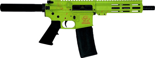 GLFA AR15 Pistol .223 Wylde 7.5in Nitride Zombie Splatter