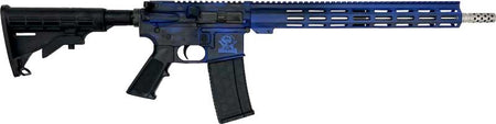 GLFA AR15 Battleworn .223 Wylde 16" Stainless Barrel, Royal Blue