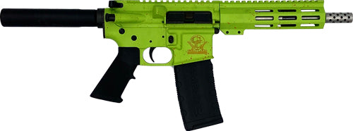 GLFA AR15 Pistol .223 Wylde 7.5in Stainless Barrel Zombie Splatter