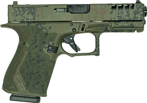 GLFA GL19 Striker 9mm Pistol Bundle with 3 Knives - Lichen Green