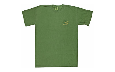 GLOCK Perfection Short Sleeve Tee, 2XL, Green, Cotton Blend AA75153