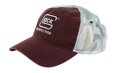 Glock Relaxed Fit Maroon Mesh Back Snapback Cap - AP95881